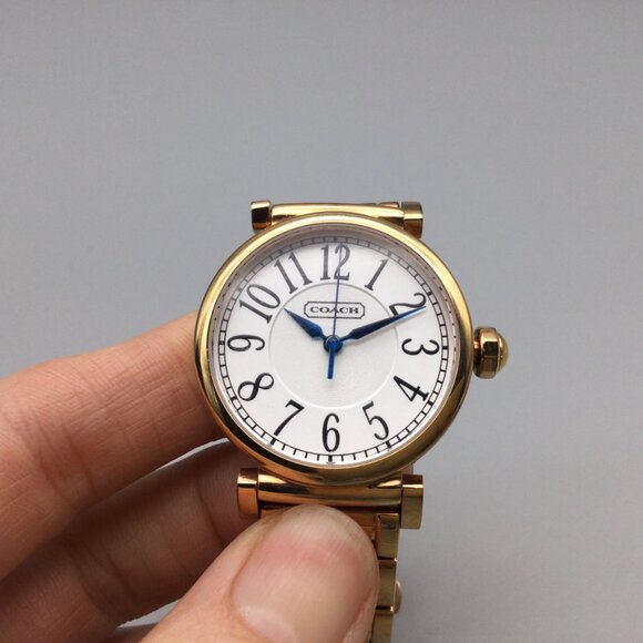 Coach Madison Watch Women 32mm Rose Gold Tone New Battery 6" - Picture 8 of 14